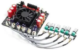 DP600H 2.1 Channel Bluetooth Amplifier Board 300Wx2 Subwoofer DC 19-51V With Cooling Fan Support AUX U Disk FLAC APE MP3 DP600H 2.1 Channel Bluetooth Amplifier Board 300Wx2 Subwoofer DC 19-51V With Cooling Fan Support AUX U Disk FLAC APE MP3