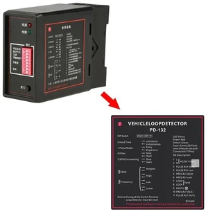 5X PD132 Single Channel Inductive Vehicle Loop Detector For The Car Parking Lot 5X PD132 Single Channel Inductive Vehicle Loop Detector For The Car Parking Lot
