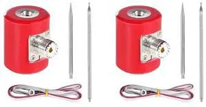 2X QRP 5M/16.4FT Antenna 14M-30Mhz 300W Antenna Multifunction Stainless Steel 1/4 Wavelength USDX Radio 2X QRP 5M/16.4FT Antenna 14M-30Mhz 300W Antenna Multifunction Stainless Steel 1/4 Wavelength USDX Radio
