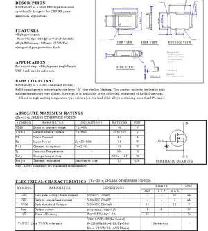 RD09MUP2 Silicon MOSFET Power Transistor, 520MHz, 8W RD09MUP2 Silicon MOSFET Power Transistor, 520MHz, 8W