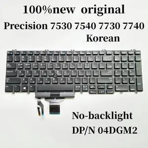 100%Korean For Precision 7530 7540 7730 7740 laptop keyboard no-backlight 4DGM2 04DGM2 100%Korean For Precision 7530 7540 7730 7740 laptop keyboard no-backlight 4DGM2 04DGM2