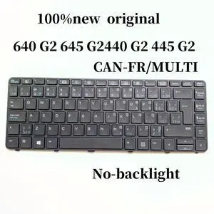 100%CAN-FR For440 G2 445 G2 640 G2 645 G2 laptop keyboard No-backlight 822340-DB2 840791-DB2 100%CAN-FR For440 G2 445 G2 640 G2 645 G2 laptop keyboard No-backlight 822340-DB2 840791-DB2