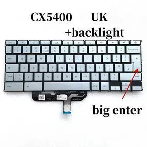 100%UK For Chromebook Flip CX5 CX5400 keyboard with backlight big enter 0KN1-D51UK12 ASM20B7 100%UK For Chromebook Flip CX5 CX5400 keyboard with backlight big enter 0KN1-D51UK12 ASM20B7