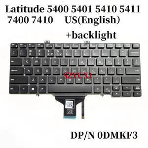 100%US English For Latitude 5400 5401 5410 5411 7400 7410 laptop keyboard backlight DMKF3 0DMKF3 100%US English For Latitude 5400 5401 5410 5411 7400 7410 laptop keyboard backlight DMKF3 0DMKF3