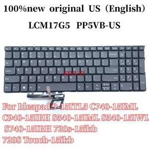 US For deapad 9-15ITL5 C740-15IML C940-15IRH S540-15IML S540-15IWL S740-15IRH 720s-15ikb keyboard LCM17G5 PP5VB-US US For deapad 9-15ITL5 C740-15IML C940-15IRH S540-15IML S540-15IWL S740-15IRH 720s-15ikb keyboard LCM17G5 PP5VB-US