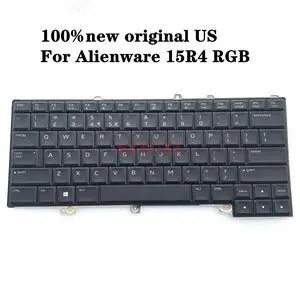 100%US English For 15 R4 keyboard RGB backlight 06T78 006T78 NSK-EDPBC PK1326S1A01 100%US English For 15 R4 keyboard RGB backlight 06T78 006T78 NSK-EDPBC PK1326S1A01