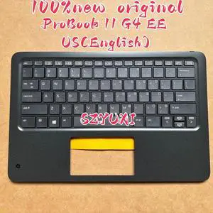 100%US English ForProbook 11 G4 EE laptop keyboard Palmrest Assembly TOP cover No-backlight L58584-001 100%US English ForProbook 11 G4 EE laptop keyboard Palmrest Assembly TOP cover No-backlight L58584-001