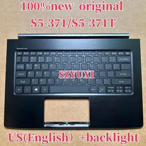 100%US English For ASPIRE S5-371 S5-371T Laptop keyboard Palmrest Assembly top cover C case 100%US English For ASPIRE S5-371 S5-371T Laptop keyboard Palmrest Assembly top cover C case