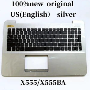 100%US English For X555 X555BA Laptop keyboard Palmrest Assembly top cover C case silver 90NB0D22 100%US English For X555 X555BA Laptop keyboard Palmrest Assembly top cover C case silver 90NB0D22