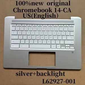 100%US English ForChromebook 14-CA 14-CA137NR keyboard Palmrest Assembly with backlight L62927-001 100%US English ForChromebook 14-CA 14-CA137NR keyboard Palmrest Assembly with backlight L62927-001