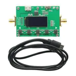 SMA RF 6G Adjustable Signal Attenuator 0-31.75dB Step OLED Display CNC Shell RF Module SMA RF 6G Adjustable Signal Attenuator 0-31.75dB Step OLED Display CNC Shell RF Module