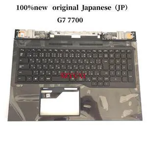 100%JP Japanese For G7 7700 laptop keyboard Palmrest Keyboard Assembly with backlight D8XY0 100%JP Japanese For G7 7700 laptop keyboard Palmrest Keyboard Assembly with backlight D8XY0