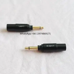 1 Pair Full Copper Gold-plated Earphone Pin Male Audio Plug For Yamaha/YH-5000SE Flagship Headphone Connector 5.0mm Hole 1 Pair Full Copper Gold-plated Earphone Pin Male Audio Plug For Yamaha/YH-5000SE Flagship Headphone Connector 5.0mm Hole