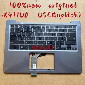 100%US English For X411 X411U X411UA laptop keyboard Palmrest Assembly TOP cover C case No-backlight 90NBGF2 100%US English For X411 X411U X411UA laptop keyboard Palmrest Assembly TOP cover C case No-backlight 90NBGF2