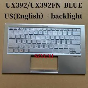 100%US English For UX392 UX392F UX392FN laptop keyboard Palmrest Assembly TOP cover C case backlight 90NB0KZ1 100%US English For UX392 UX392F UX392FN laptop keyboard Palmrest Assembly TOP cover C case backlight 90NB0KZ1