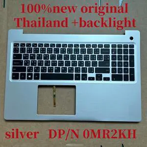 100%Thailand silver For Inspiron 15 5570 5575 Laptop keyboard Palmrest Assembly with backlight MR2KH 0MR2KH 100%Thailand silver For Inspiron 15 5570 5575 Laptop keyboard Palmrest Assembly with backlight MR2KH 0MR2KH