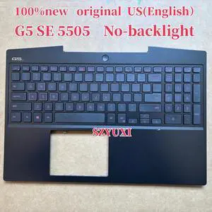 100%US English For G5 SE 5505 laptop keyboard Palmrest Assembly TOP cover C case No-backlight 60V8M T93MY 100%US English For G5 SE 5505 laptop keyboard Palmrest Assembly TOP cover C case No-backlight 60V8M T93MY