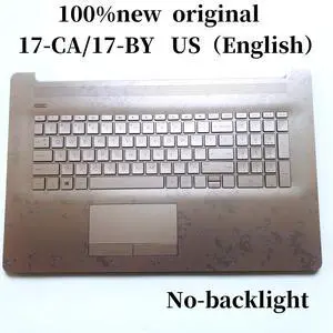 100%US English For17-CA 17-BY keyboard Palmrest Assembly TOP COVER No-backlight GOLD 100%US English For17-CA 17-BY keyboard Palmrest Assembly TOP COVER No-backlight GOLD