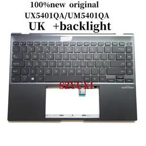 UK For Zenbook UX5401 UX5401 UX5401QA UM5401QA laptop keyboard Palmrest Assembly TOP cover C case backlight UK For Zenbook UX5401 UX5401 UX5401QA UM5401QA laptop keyboard Palmrest Assembly TOP cover C case backlight