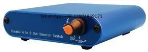 Nvarcher 4-in-2-out passive lossless HiFi multi-channel coaxial audio switch signal selector Nvarcher 4-in-2-out passive lossless HiFi multi-channel coaxial audio switch signal selector