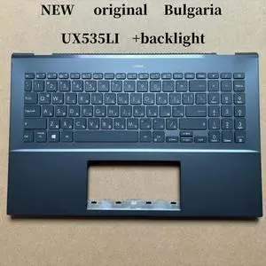 100%Bulgaria BU For Zenbook UX535 UX535LI laptop keyboard Palmrest Assembly TOP cover C case backlight 90NB0RW1 100%Bulgaria BU For Zenbook UX535 UX535LI laptop keyboard Palmrest Assembly TOP cover C case backlight 90NB0RW1