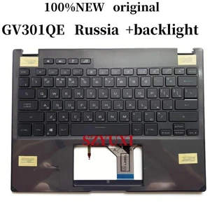 100%Russia RU For GV301 GV301QE laptop keyboard Palmrest Assembly TOP cover C case backlight 100%Russia RU For GV301 GV301QE laptop keyboard Palmrest Assembly TOP cover C case backlight