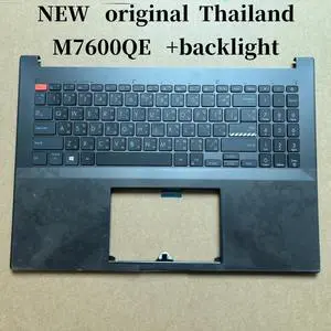 100%Thailand TI For M7600 M7600Q M7600QE laptop keyboard Palmrest Assembly TOP cover C case backlight 90NB0V71 100%Thailand TI For M7600 M7600Q M7600QE laptop keyboard Palmrest Assembly TOP cover C case backlight 90NB0V71