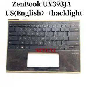 100%US English For UX393 UX393J UX393JA laptop keyboard Palmrest Assembly TOP cover C case backlight 90NB0PF1 100%US English For UX393 UX393J UX393JA laptop keyboard Palmrest Assembly TOP cover C case backlight 90NB0PF1