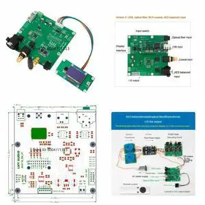 Bluetooth Audio Receiver QCC5125 AK4118 USB Coaxial AES Optical Fiber To IIS Supports XMOS Amanero For PCM1794 DAC Decoder Bluetooth Audio Receiver QCC5125 AK4118 USB Coaxial AES Optical Fiber To IIS Supports XMOS Amanero For PCM1794 DAC Decoder