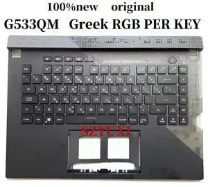 100%Greek GK For G533 G533Q G533QM laptop keyboard Palmrest Assembly TOP cover C case RGB PER KEY 100%Greek GK For G533 G533Q G533QM laptop keyboard Palmrest Assembly TOP cover C case RGB PER KEY