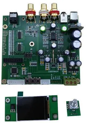 Nvarcher ES9038Q2m Decoder Coaxial Fiber USB input I2S IIS SPDIF Digital Audio DAC Board With Screen 32bit 384k DSD256 Nvarcher ES9038Q2m Decoder Coaxial Fiber USB input I2S IIS SPDIF Digital Audio DAC Board With Screen 32bit 384k DSD256
