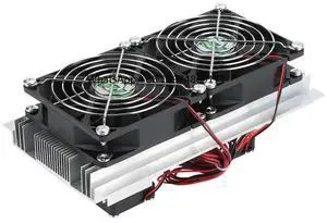 120W Thermoelectric Peltier Cooling System Kit 200×115×8.5mm Semiconductor Refrigeration Module With Double Fans 120W Thermoelectric Peltier Cooling System Kit 200×115×8.5mm Semiconductor Refrigeration Module With Double Fans