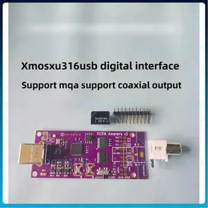 For Amanero Italy XMOS XU316 USB Digital Interface MQA HiFi Audio Module For Amanero Italy XMOS XU316 USB Digital Interface MQA HiFi Audio Module