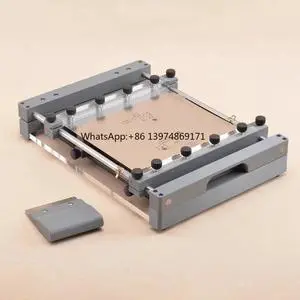 250x250MM Manual PCB Stencil Printer Desktop SMT Screen Printing Machine Precision Alignment for Solder Paste 250x250MM Manual PCB Stencil Printer Desktop SMT Screen Printing Machine Precision Alignment for Solder Paste