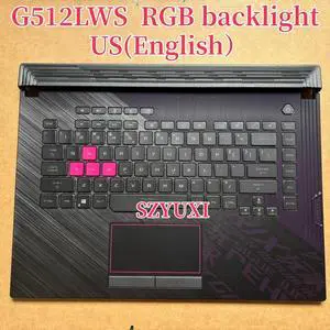 100%US English For G512 G512L G512LWS Laptop keyboard Palmrest Assembly top cover C case 90NR0343 100%US English For G512 G512L G512LWS Laptop keyboard Palmrest Assembly top cover C case 90NR0343
