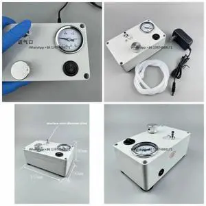 80kPa Mini Laboratory Vacuum Pump with Pressure Gauge Adjustable Negative Pressure for Lab Filtration Defoaming Experiment Use 80kPa Mini Laboratory Vacuum Pump with Pressure Gauge Adjustable Negative Pressure for Lab Filtration Defoaming Experiment Use