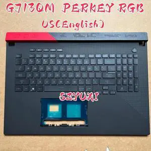 100%US English PER KEY RGB For G713 G713Q G713QM laptop keyboard Palmrest Assembly TOP cover C case 90NR05C1 100%US English PER KEY RGB For G713 G713Q G713QM laptop keyboard Palmrest Assembly TOP cover C case 90NR05C1