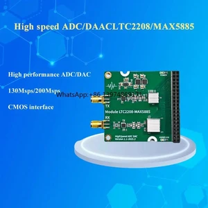High Speed ADC Module,High-speed DAC Module,Arbitrary Waveform Generation/Acquisition, LTC2208,MAX5885 High Speed ADC Module,High-speed DAC Module,Arbitrary Waveform Generation/Acquisition, LTC2208,MAX5885