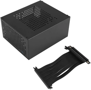 A07 Mini ITX Computer Case Chassis HTPC Host Case USB3.0 ITX Enclosure with Graphics Card Extension Cable(A) A07 Mini ITX Computer Case Chassis HTPC Host Case USB3.0 ITX Enclosure with Graphics Card Extension Cable(A)