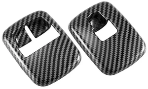 2 PCS Car Carbon Fiber Window Lift Switch Button Cover Trim Sticker For Benz 453 Fortwo Forfour 2015+ Accessories 2 PCS Car Carbon Fiber Window Lift Switch Button Cover Trim Sticker For Benz 453 Fortwo Forfour 2015+ Accessories