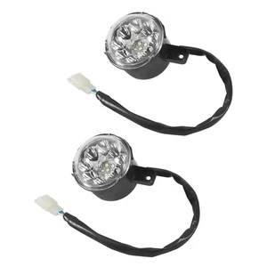 2Pcs 12V LED ATV Front Headlight 125Cc 150Cc 250Cc 300Cc Headlights For Chinese Taotao JCL Baja Yamoto Kazuma Roketa 2Pcs 12V LED ATV Front Headlight 125Cc 150Cc 250Cc 300Cc Headlights For Chinese Taotao JCL Baja Yamoto Kazuma Roketa