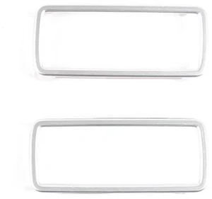 2PCS Car Trailer Tow Hook Hole Trim Frame For Land Rover Defender 90 110 2020-2023 Trailer Hitch Decor Sticker Cover Accesso 2PCS Car Trailer Tow Hook Hole Trim Frame For Land Rover Defender 90 110 2020-2023 Trailer Hitch Decor Sticker Cover Accesso