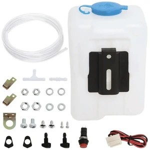 Car Windshield Washer Fluid Reservoir Tank Bottle With Universal Pump Kit 99300 Accessories Car Windshield Washer Fluid Reservoir Tank Bottle With Universal Pump Kit 99300 Accessories