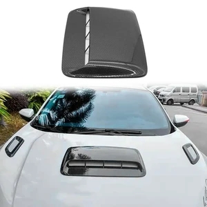 Car Universal Hood Vent Air Outlet Cover For Infiniti Mazda Tesla Hood Scoop Air Flow Intake Vent Cover Car Universal Hood Vent Air Outlet Cover For Infiniti Mazda Tesla Hood Scoop Air Flow Intake Vent Cover