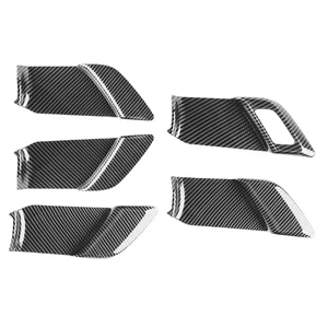 Car Inner Door Bowl Handle Trim Frame Sticker For Toyota Prius 60 Series 2020-2023 (Carbon Fiber Black ) Car Inner Door Bowl Handle Trim Frame Sticker For Toyota Prius 60 Series 2020-2023 (Carbon Fiber Black )