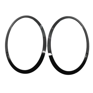 2PCS Headlight Trim Ring Decor Black Car Accessories For 2014-2019 MINI Cooper S F55 F56 F57 2PCS Headlight Trim Ring Decor Black Car Accessories For 2014-2019 MINI Cooper S F55 F56 F57