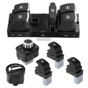 6Pcs Window Mirror Headlight Switch Set 5ND 959 565A For VW Golf MK5 6 Jetta MK5 Passat B6 Tiguan 6Pcs Window Mirror Headlight Switch Set 5ND 959 565A For VW Golf MK5 6 Jetta MK5 Passat B6 Tiguan
