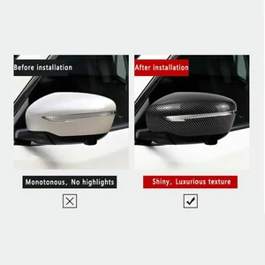 Carbon Fiber Rear View Mirror Cover-Side Mirror Cover Cap For Qashqai X-Trail Murano Rogue Pathfinder 2015-2019 Carbon Fiber Rear View Mirror Cover-Side Mirror Cover Cap For Qashqai X-Trail Murano Rogue Pathfinder 2015-2019