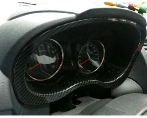 For Subaru Forester Impreza Levorg XV WRX Carbon Fiber Interior Dashboard Speed Meter Display Frame Trim Cover For Subaru Forester Impreza Levorg XV WRX Carbon Fiber Interior Dashboard Speed Meter Display Frame Trim Cover