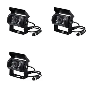 3X Aviation Head Car Rear View Monitor Upgrade 700Tvl Ccd 18 Ir Leds Reversing Camera 12/24V For Truck Caravan Bus 3X Aviation Head Car Rear View Monitor Upgrade 700Tvl Ccd 18 Ir Leds Reversing Camera 12/24V For Truck Caravan Bus